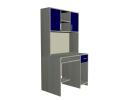UCUZABURDA.COM  KİTAPLIKLI BİLGİSAYAR MASASI 