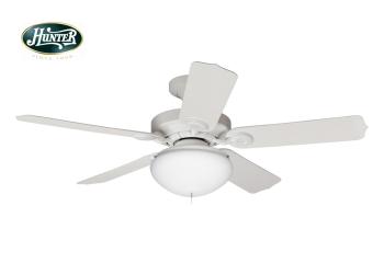Hunter - Outdoor Elements II Beyaz - 132 Cm. Dış Mekan Aydınlatmalı Tavan Vantilatörü
