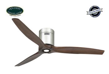 Oğuzhan - The D.C. Motor Fırçalanmış Nikel - 132 Cm. - Enerji Tasarruflu Tavan Vantilatörü