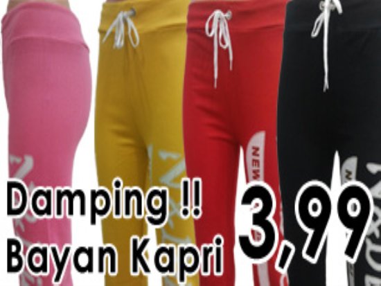 ESNAFA DUYURU STOK BAYAN EŞOFMAN ALTI 3.99 KRŞŞŞ