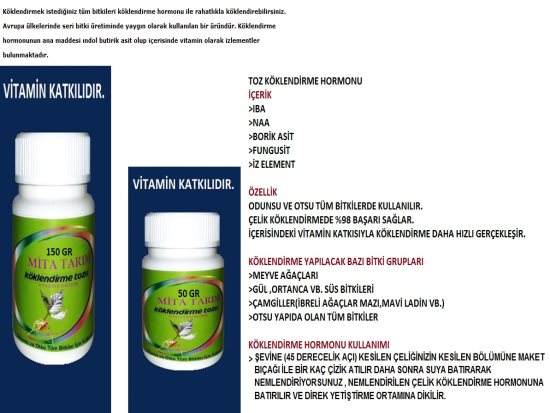 Köklendirme Hormonu,Köklendirme,Köklendirme Tozu,Köklendirme Hormonu Nedir